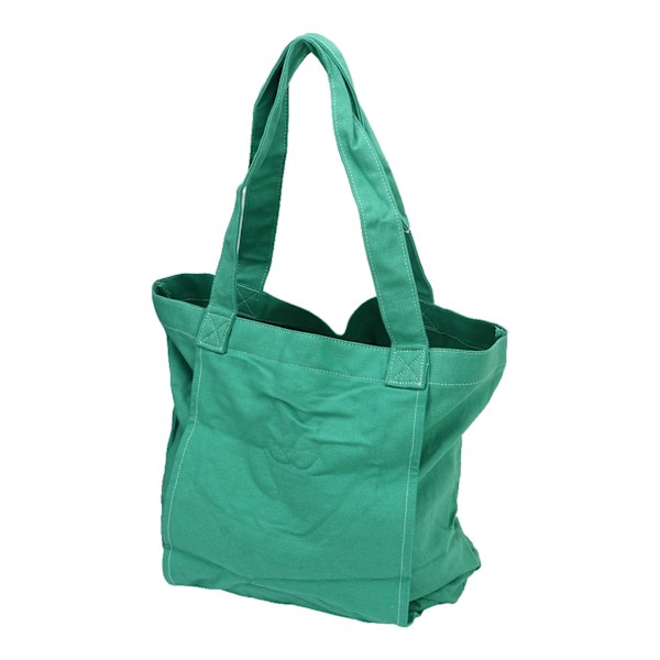 Yogamatta Carrier Tote Bärbar förvaring Canvas Carryall Axelväska 2 lager med blixtlås Grön
