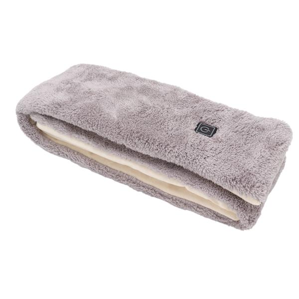 USB Elvärme Scarf 3 Gears Temperaturjustering Smart Termouppvärmd Scarf Grå
