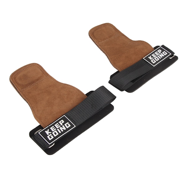 2 st Pull Up-handgrepp 3-lagers förtjockat läder Antislip Horisontell Bar Gymnastik Handflatsskydd