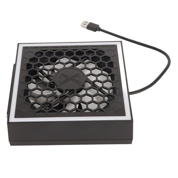Konsoll Toppvifte 3 Hastigheter 7 Lysmoduser Topp Kjølevifte med RGB LED USB 3.0 USB 2.0 Port for Xbox Series X