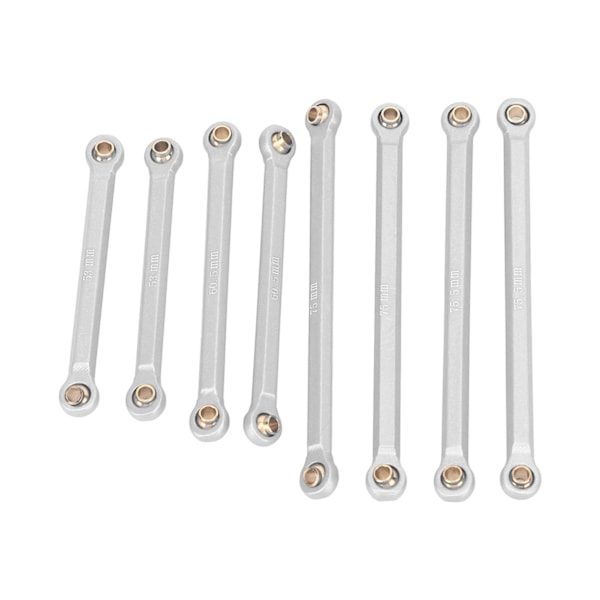 RC Rod Linkage Kit CNC aluminiumlegering Lättvikts RC Suspension Links Set för Traxxas 1/18 RC Car Silver