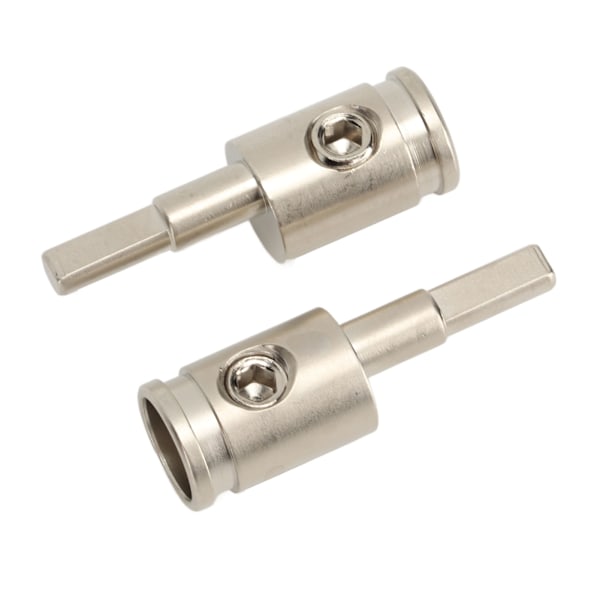 2 STK Amp Inngangsreduserer 0 Gauge til 4 Gauge Messing Strøm Jordingsledning Reduserer for bil Universal
