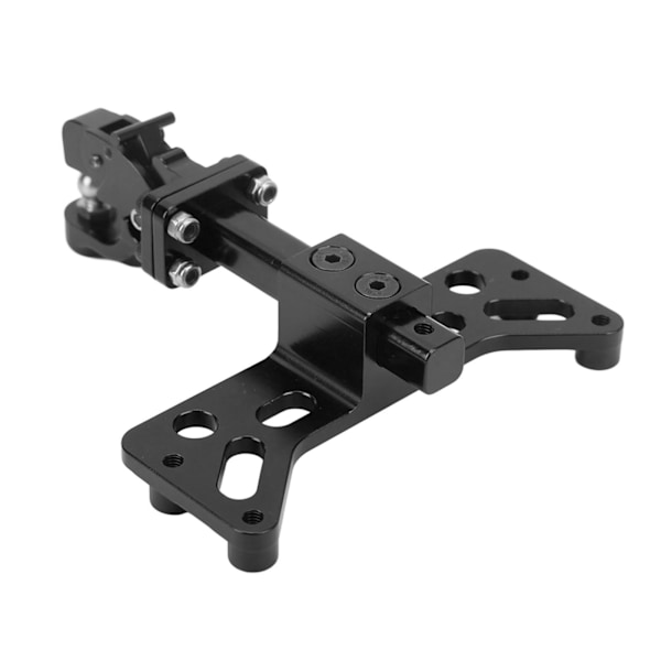 RC Slepekrok Aluminiumslegering Justerbar Lett Tilhengerfeste for SCX6 1/6 svart