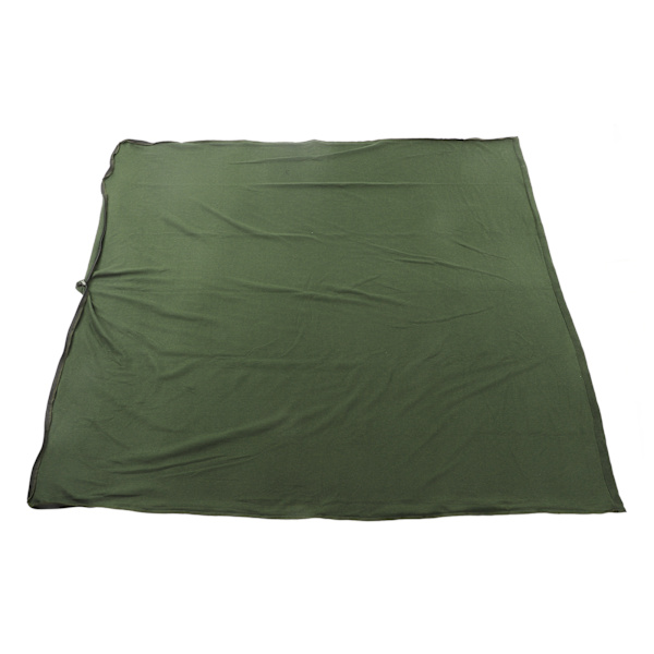 Fleece sovsäck Bärbar resevarm sovsäck för vuxna Utomhuscamping Vandring Klättring OD Grön