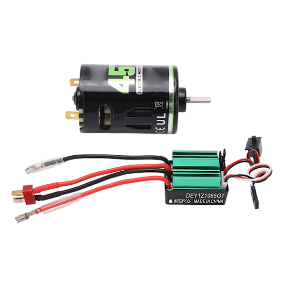 540 Borstad Motor med 65A T-kontakt ESC Vattentät Elmotor med hög torsion för RC-klätterbil 45T