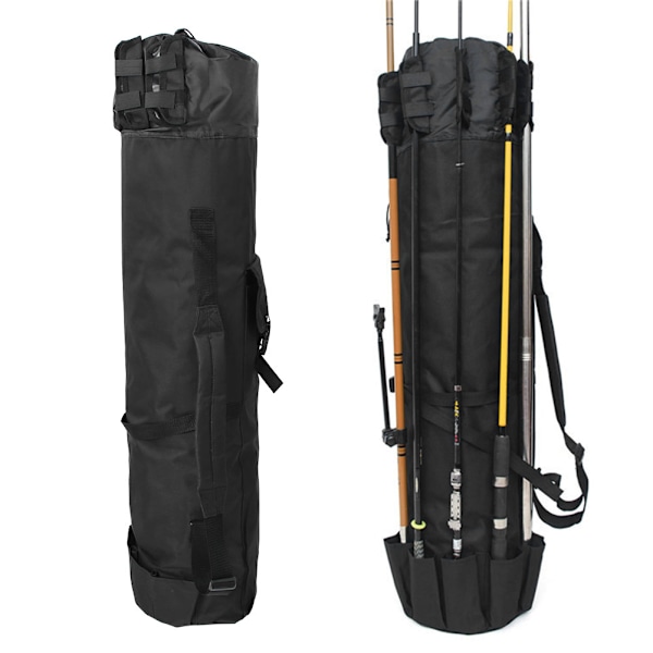 123*34cm 600D Oxford-tyg fiskespöväska Fish Stick Reel Case Bärare Hållare Förvaringstillbehör (svart)