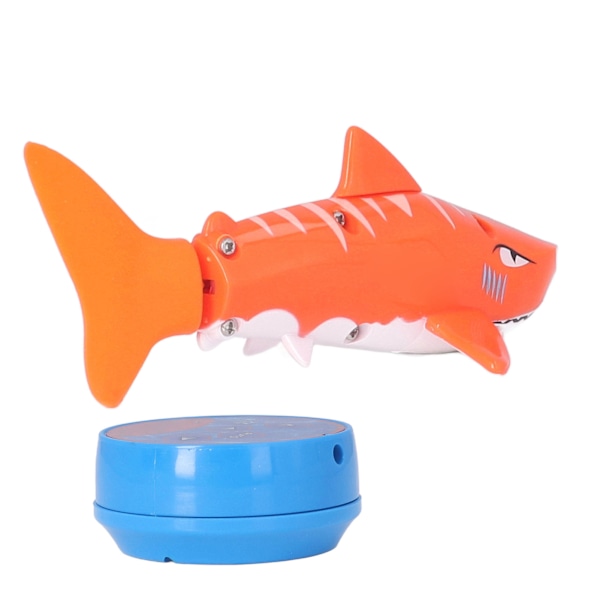 Minifjernkontroll Toy Shark Elektrisk RC Shark Bassenleke for Barn over 6 år Oransje