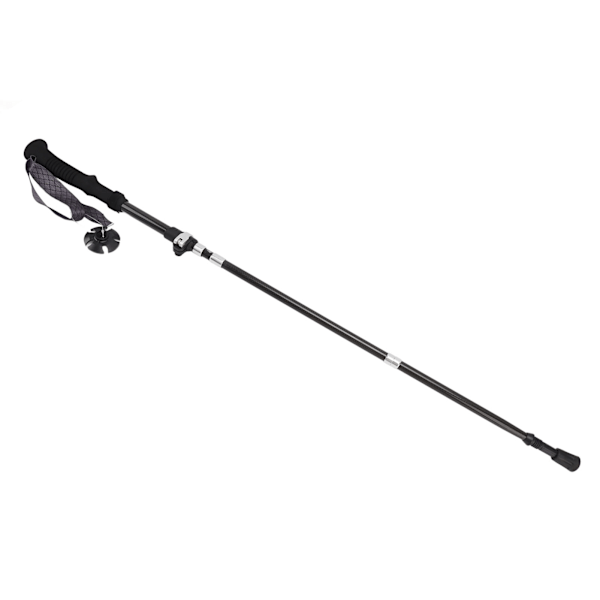 Walking Stick Hopfällbar Förhindra glidning Lättviktsbärbar 3K kolfiber justerbar vandringsstav för bergsklättring