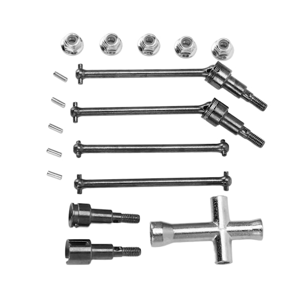 RC Etu- ja taka-akselisarja Teräs CVD Vetoakseli SCY 16101 16102 16103 16201PRO 1/16 RC-autoon