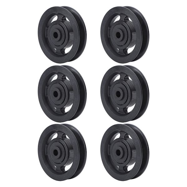 10 STK 90 mm Universallager remskiva för kabelmaskin gymutrustning del garageport