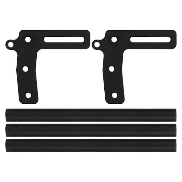 RC frontkofanger aluminiumslegering modelbil frontkofanger udskiftning til 1/10 RC bil sort