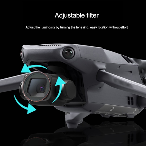 Dronelinsefilter Klarhed Optisk glas Stødsikker præcisionsslibning CPL Dronelinsefilter Passer til Mavic 3 Classic