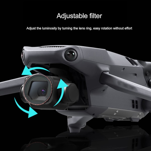 Dronelinsfilter Klarbild Optiskt glas Stötsäkert precisionsslipning CPL Dronelinsfilter Passar för Mavic 3 Classic