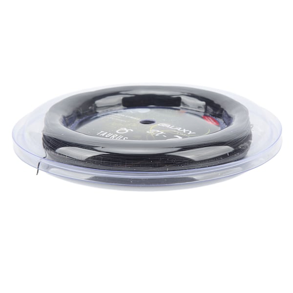 POWERTI BX70 Badmintonracketsträng med hög elastisk nylon Badmintonracketsträng 0,7 mm Badmintonsnöre 200 m rulle Svart