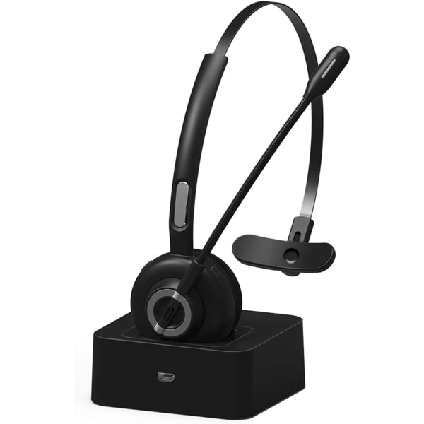 Bluetooth headset enkelt øre trådløst headset håndfrit opkald musik netværk lastbilchauffør callcenter videochat android iphone computer