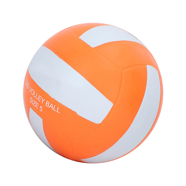 LED Glow In The Dark Volleyball Gummi LED Vibrasjon Nattlysende Volleyball for utendørsbruk
