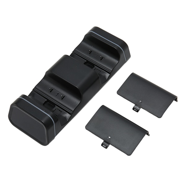 Laddstation för handkontroll, professionell dubbelladdningsdocka med 2 st 800mAh uppladdningsbara batterier för Xbox Series X S