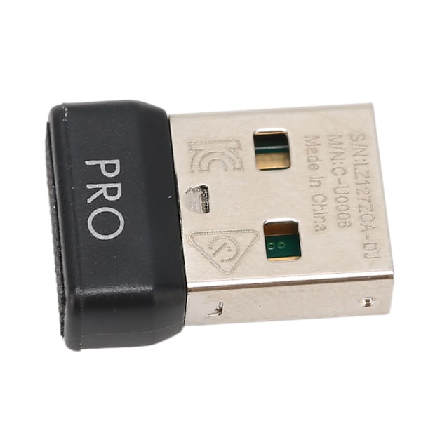 USB-mottaker for trådløs mus 2.4G, enkel å bytte ut, ABS, bærbar minilottaker for Logitech G Pro