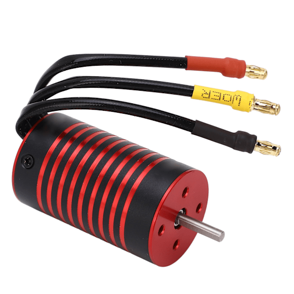 2845 RC bil børsteløs motor Vandtæt rustbeskyttet aluminiumslegering 4-polet RC bilmotor til 1/12 1/14 RC bil 2800KV
