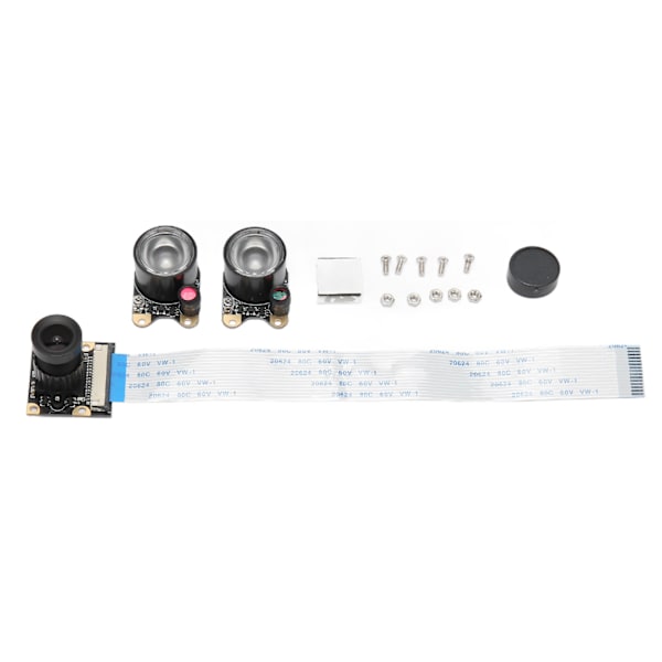 For RasPi Kameramodul 5MP 1080P Infrarød Nattsyn Manuell Fokusering OV5647 Sensor for Reparasjon Erstatning