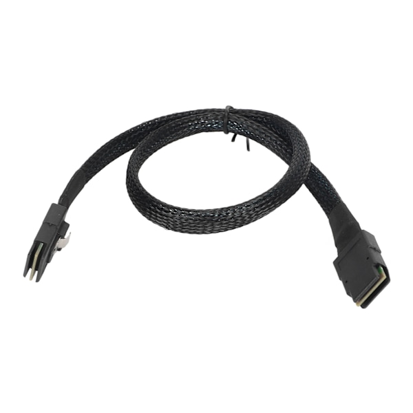 Mini SAS SFF 8087 -kaapeli, kaksois suora pää, tietokoneen palvelimen emolevy yhdistettynä array-kortin datakaapeliin 0,5 m / 1,6 jalkaa