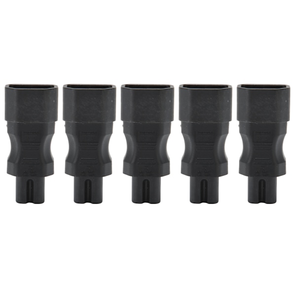5 stk. IEC320 C14 til IEC320 C7 Strømadapter IEC320 C14 til C7 Strømkabel Adapter Konnektor til Laptop UPS PDU Server