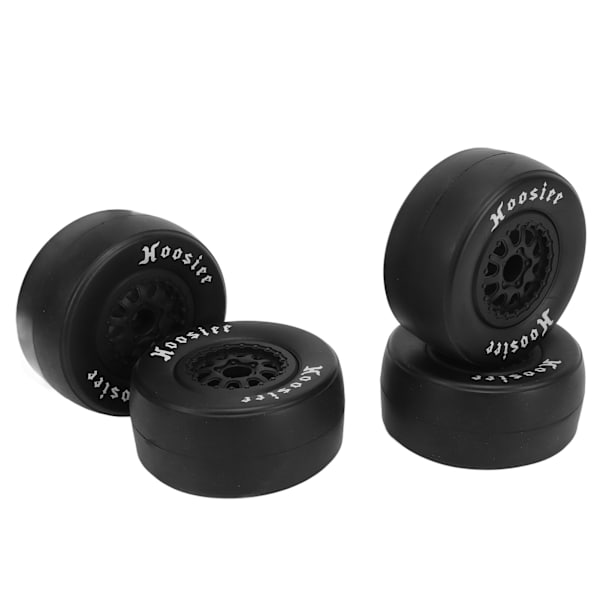 4kpl 1/10 mittakaavan RC-auton renkaat Kumirenkaat Muoviset pyörännavat 1/10 Off Road -kauko-ohjattavalle autolle