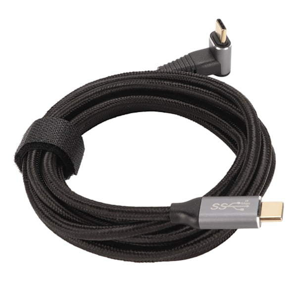 90 Graders USB C-kabel 4K 60Hz understøtter PD100W Type C 3.1 Gen2 fuld funktion USB C hurtigopladningsledning til Steam Deck 200cm/78.7in