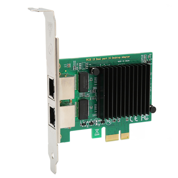 1000M Gigabit Ethernet Netværkskort Dobbelt RJ45 Port 10/100/1000Mbps PCI Express Netværksadapter til Windows
