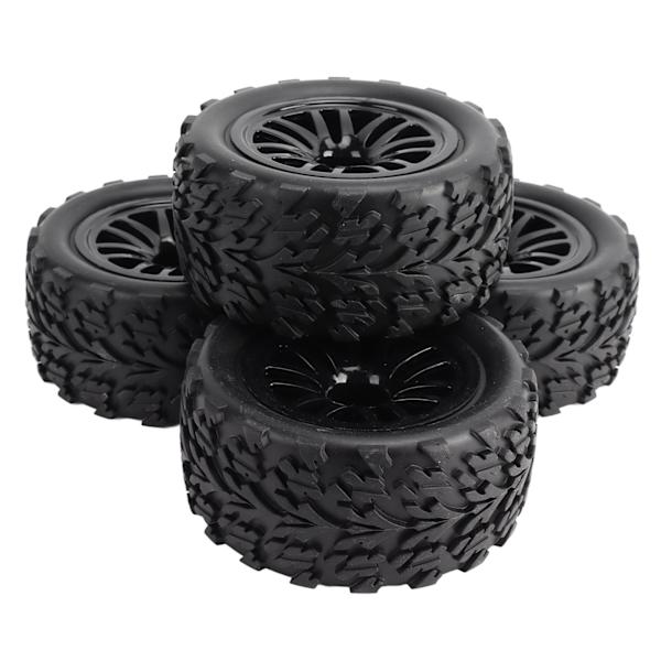 4 KPL RC-renkaita 12mm Hex Off Road Short Course Truck Renkaat 1/10 TRAXXAS SLASH Musta
