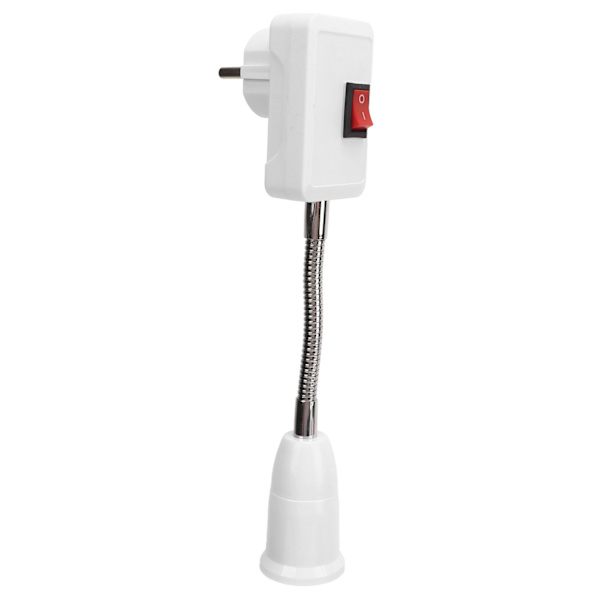 All Direction Extension Adapter Extension Socket Converter E27 Socket Converter med strömbrytare EU-kontakt AC110‑220V