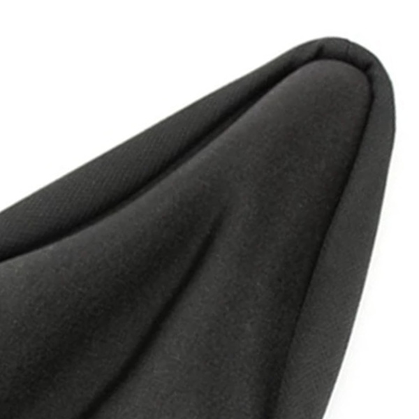 Cykelsittdyna Svart Tjockare Reglerbar dragsko Vattentät Dammtät elastisk svamp 28x18cm Sittöverdrag
