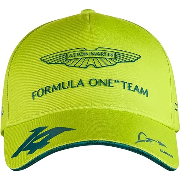 Aston Martin F1 Team - - Team Drivers cap Limegrön - Unisex - Justerbar, One Size Passar Alla fluorescent yellow