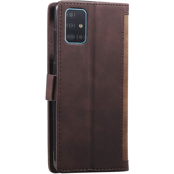 Lommeboktelefondeksel til Samsung Galaxy A51, brun