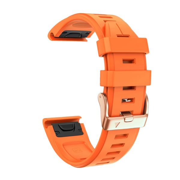 Watch för Garmin Fenix ​​7S/6S Pro/5S Plus/Instinct 2S,20mm silikonrem orange färg