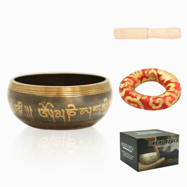 Tiibetiläiset laulukipot Set Käsintaottu Nepal Meditaatioäänikulho joogaan, meditaatioon, mindfulnessiin ja parantamiseen
