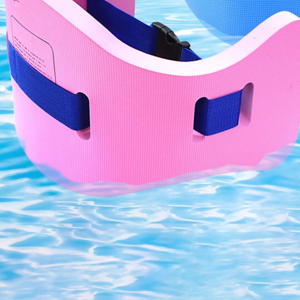 Simma Flytande Bälte Universal EVA Justerbart Vattenaerobics Träningsbälte Simträningsutrustning för vuxna Barn Rosa Medium Bälte (uppgraderat)