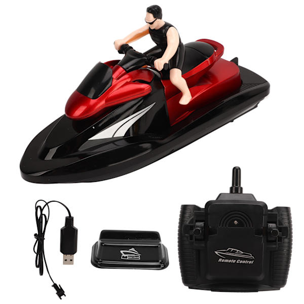 RC Boat Remote Control Boat for Pools Lakes Snabba RC båtar för barn med 4-kanals 2,4GHZ fjärrkontroll
