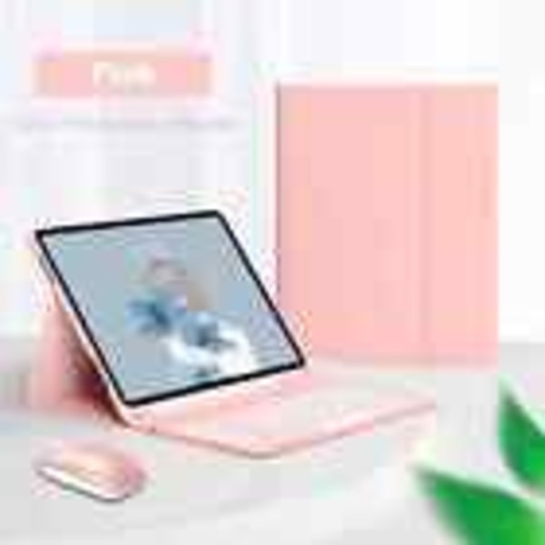 Bluetooth tangentbord med cover för Samsung Tab A9 8,7 tum SM-X110/X115 pink