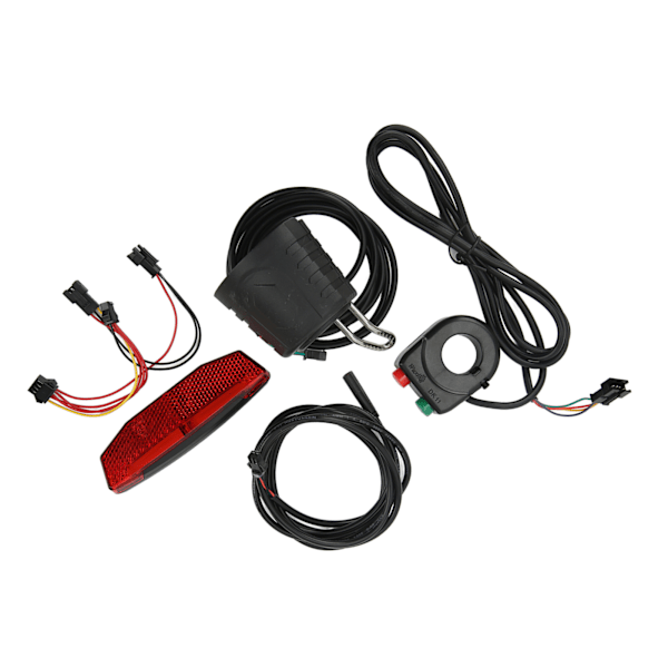 Elsykkel QD168 Frontlys DR001 Baklyssett med DK11 kontrollbryter for 36‑60V sykkelsykkel