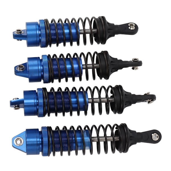 4 kpl RC etu- ja takaiskunvaimentimet alumiiniseosta muovia elastinen jousi RC iskunvaimennin TRAXXAS SLASH 1/10 auto sininen