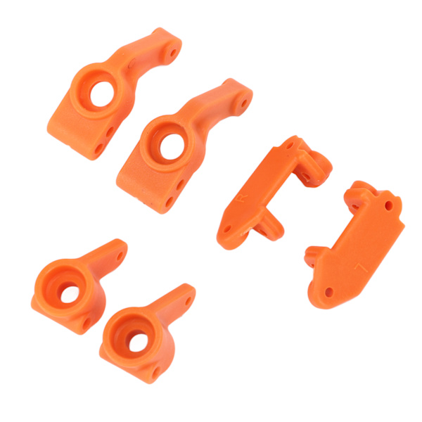 RC Car Steering Cup Bakaxel Cup med C-navhållare för Rustler Stampede Slash 2 Wheel Drive 1/10 RC Car Orange