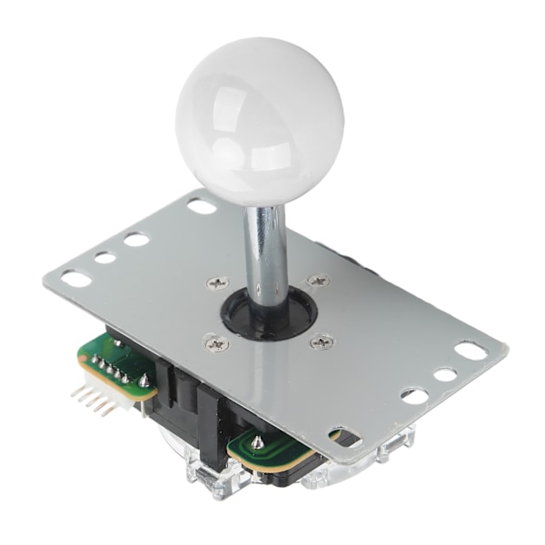 Arcade Joystick Gamepad DIY Joystick Arcade Spil Fighting Stick Reservedele Pin Kredsløbskort med kuglehoved Hvid