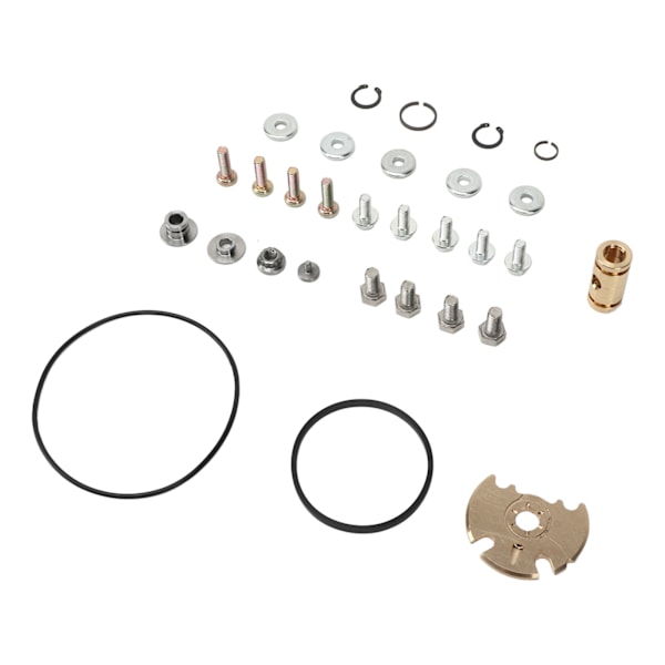30 deler Turbo-rekonstruksjonssett GT18 Aldringsbestandig Turbolader Reparasjonssett Erstatning for Garrett VNT GT1544 GT2560