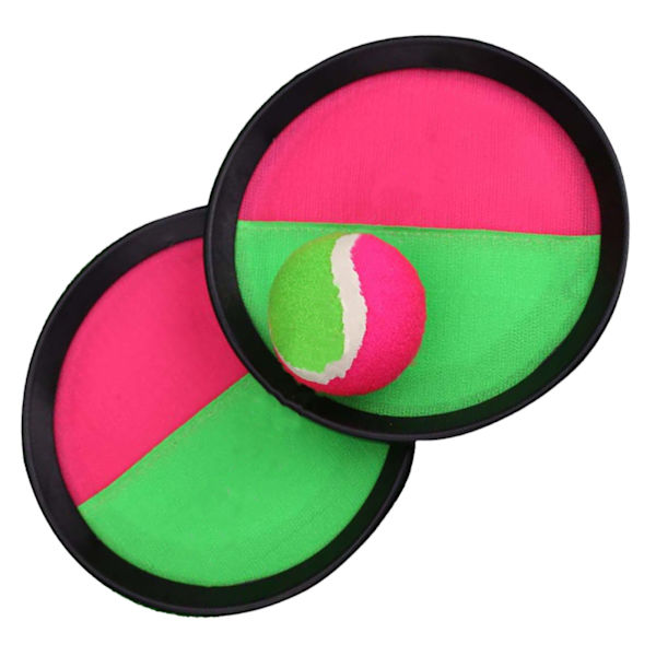Barns kasta fångstboll Gummi Praktiskt Intressant förälder Barnleksak Kasta Catch Paddle Ball Game