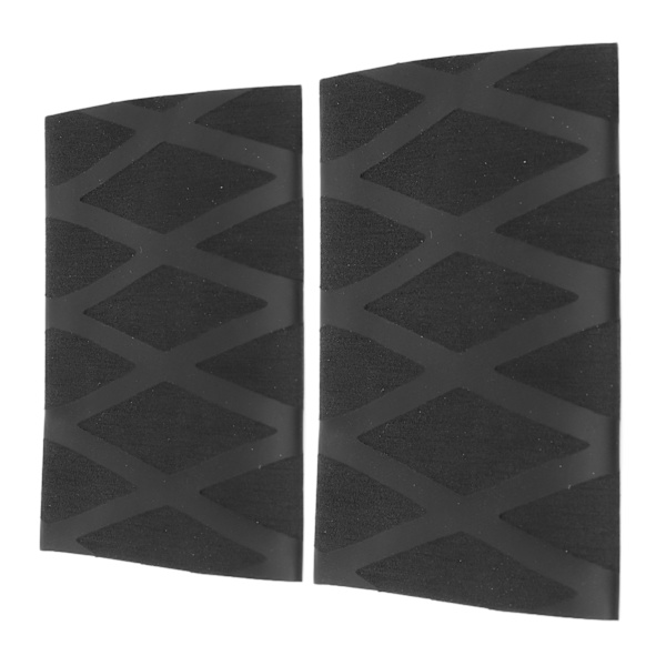 2 ST Tennisracket Grip Tape Varmekrympbar polyolefinracket overgreb til horisontal racket Sport Sort