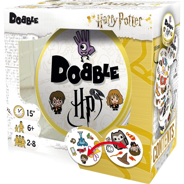 Harry Potter Doble | Kortspil | Alder 6+ | 2-8 spillere | 15 minutters spilletid