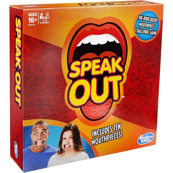 Ny Speak Out Engelsk Version Tandsocket Mundgag Prank Funny falske tænder sæt ES2358