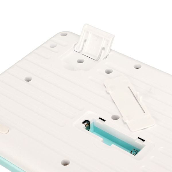 Trådløst tastatur og mus-kombinasjon, ren farge, retro 2.4G trådløst tastatur og mus med runde tastehetter og numerisk tastatur, blått brett
