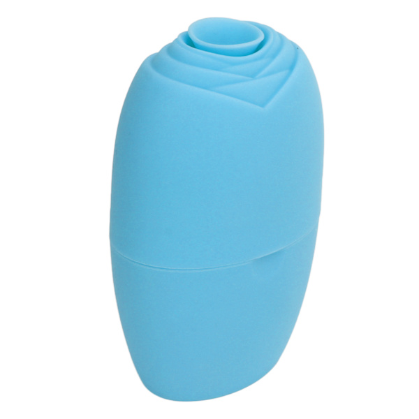 Ice Face Roller Silikon Ansiktsskönhet Ice Mold Face Massager Cube för hals och ögon blå